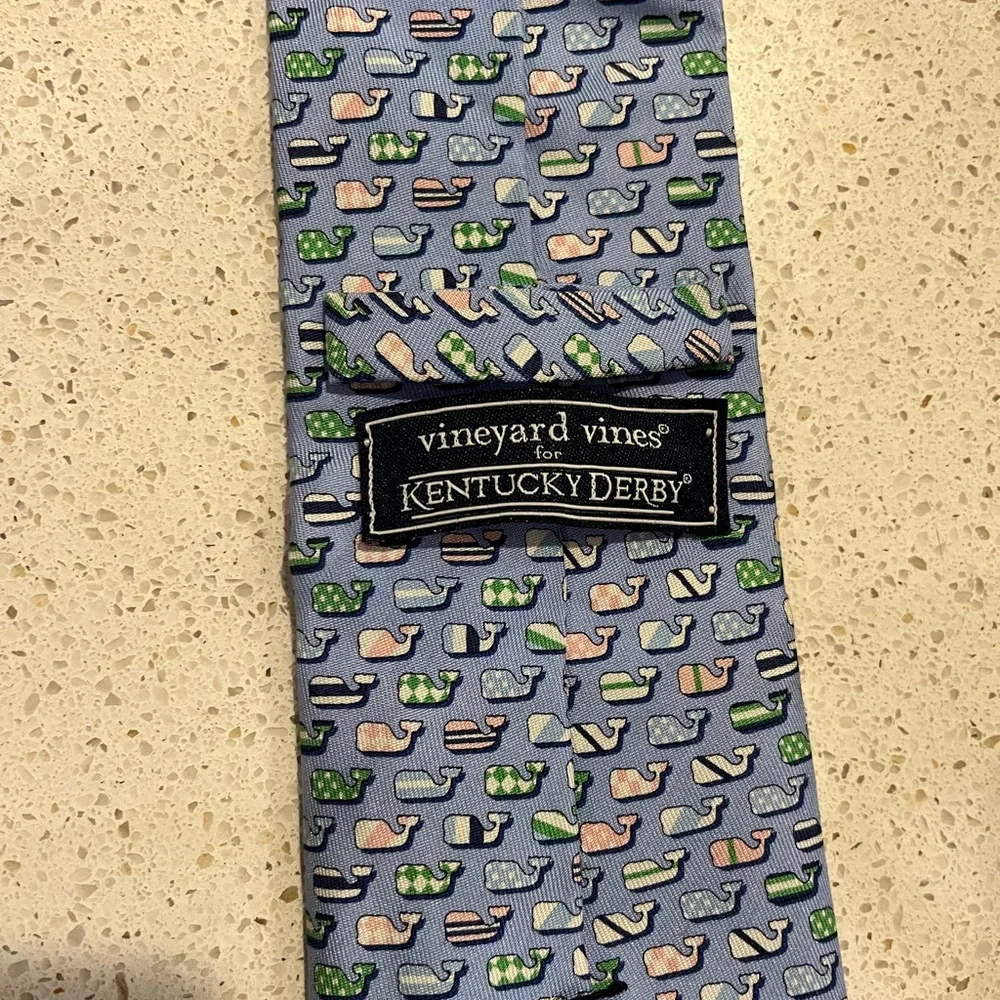 Vineyard Vines whale blue tie, boys, Kentucky Derby
